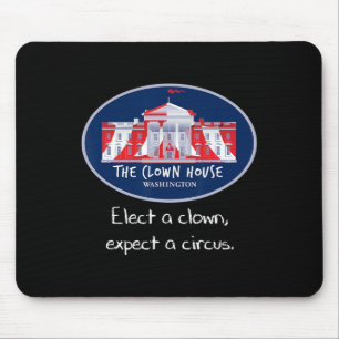 Tapis De Souris Électez Un Clown Anti Trump Résistez À L'Amour Du