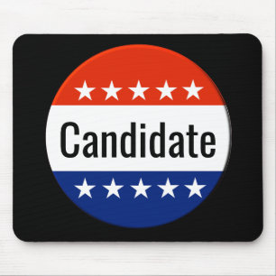 Tapis De Souris Élection de 2024 pour les candidats personnalisés