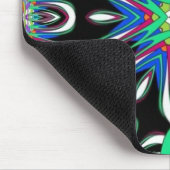 Tapis De Souris Electric Bloom Mandala (Coin)