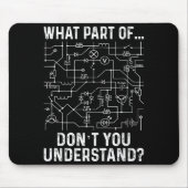 Tapis De Souris Electrical Engineering Electrical Engineer Men (Devant)