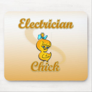 Tapis De Souris Electrician Chick