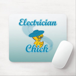 Tapis De Souris Électricien Chick #3