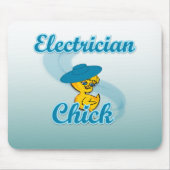 Tapis De Souris Électricien Chick #3 (Devant)