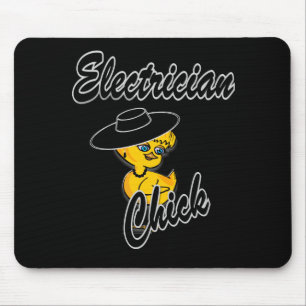 Tapis De Souris Électricien Chick #4