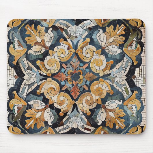 Tapis De Souris Élégance complexe de la Renaissance italienne (Devant)