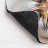 Tapis De Souris Élégance florale Art Abstrait fractal moderne (Coin)