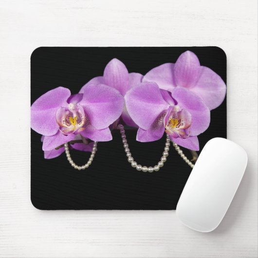 Tapis De Souris Élégance orchidée (Avec souris)