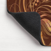 Tapis De Souris Élégant Batik d'automne Imprimer le feuillage (Coin)