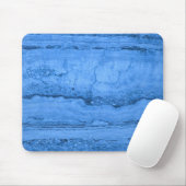 Tapis De Souris Elégant bleu Granite motif marbre bleu (Avec souris)