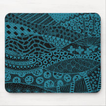 Elegant Blue Geometric Abstract |