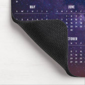 Tapis De Souris Élégant Calendrier 2021 sur Voie Lactée | Mousepad (Coin)