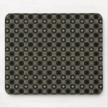 Elégant Carré Art Déco Or moderne carreaux Motif