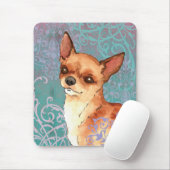 Tapis De Souris Elégant Chihuahua (Avec souris)