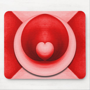 Tapis De Souris Élégant cœur d'amour de la Saint-Valentin