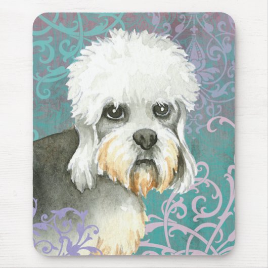 Tapis De Souris Elégant Dandie Dinmont Terrier (Devant)