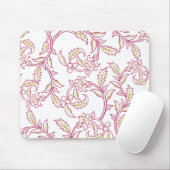 Tapis De Souris Elegant Floral Pattern Mouse Pad – Aesthetic Works (Avec souris)