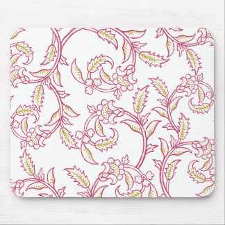 Tapis De Souris Elegant Floral Pattern Mouse Pad – Aesthetic Works