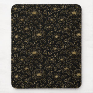 Tapis De Souris Élégant floral sans couture de luxe