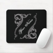 Tapis De Souris Elegant Goth Swirl Design Personalized Mouse Pad (Avec souris)