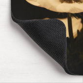 Tapis De Souris Élégant Initiales Fleurs d'anémones (Coin)