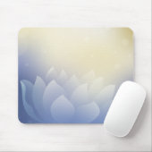 Tapis De Souris Élégant Lotus Flower Mouse Pad (Avec souris)