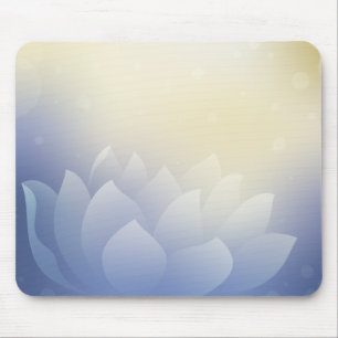 Tapis De Souris Élégant Lotus Flower Mouse Pad