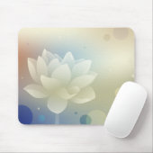 Tapis De Souris Elegant Lotus Flower Mouse Pad  (Avec souris)
