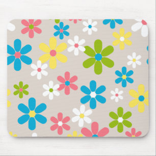 Tapis De Souris Élégant mignon Abstrait Ressort marguerite motif f