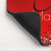 Tapis De Souris Élégant monogramme de parties scintillant en or no (Coin)