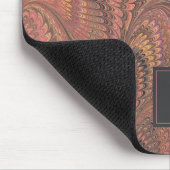 Tapis De Souris Élégant Monogramme en marbre (Coin)