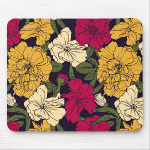 Tapis De Souris Élégant motif floral