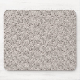 Tapis De Souris Élégant motif tricot diamant faux crème pâle