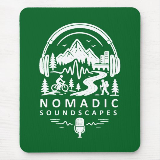 Tapis de souris élégant - Nomadic Soundscapes (Devant)