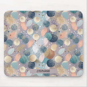 Tapis De Souris Élégant point de Parties scintillant et brosse Abs