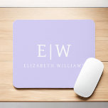 Tapis De Souris Élégant professionnel simple Monogramme minimalist<br><div class="desc">Découvrez notre Elegant Professional Simple Monogram Minimalist Collection : Elevez votre style avec une sophistication intemporelle et une élégance sobre. Réalisée avec une attention minutieuse aux détails, cette collection présente des designs minimalistes ornés de votre monogramme personnalisé. Chaque pièce respire le professionnalisme et le raffinement, parfait pour faire une impression...</div>