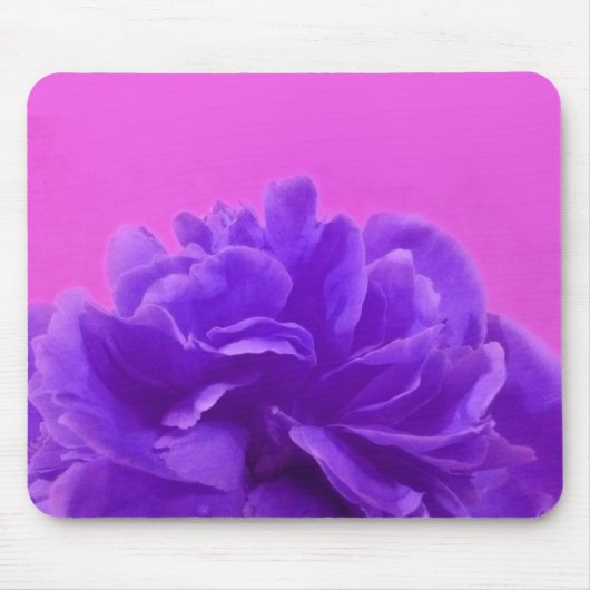 Tapis De Souris Elegant Purple Raspberry Floral (Devant)