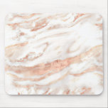 Tapis De Souris Élégant Rose en cuivre chic marbre or<br><div class="desc">Élégant Rose Chic Cuivre Gold Marble Pad. Facile à customiser en ajoutant votre nom ou vos initiales.</div>