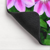 Tapis De Souris Élégant rose floral vert botanique (Coin)