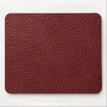 Tapis De Souris Élégant rouge foncé Faux cuir Imprimer<br><div class="desc">Impression simple en cuir rouge foncé (image de cuir). Toute couleur peut être demandée par email.</div>