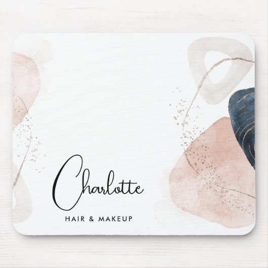 Tapis De Souris Élégant Script moderne personnalisé (Devant)