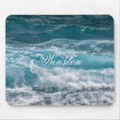 Tapis De Souris Elegant Sea Wave Pattern Personalized Mouse Pad (Devant)