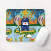 Tapis De Souris Elegant Shivlingam Mouse Pad for Spiritual Vibes (Avec souris)
