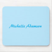 Tapis De Souris Élégant style rétro Ciel bleu blanc (Devant)