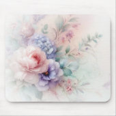Tapis De Souris Elegant Watercolour Aquarell Flowers Trendy (Devant)