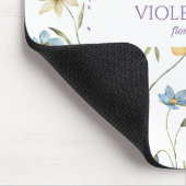 Tapis De Souris Elegant Wildflower Wild Flower Floral Custom (Coin)