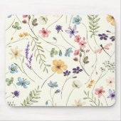 Tapis De Souris Elegant Wildflower Wild Flower Floral Custom (Devant)