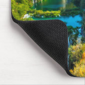 Tapis De Souris Elégante cascade pittoresque, Croatie (Coin)