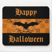 Tapis De Souris Elégante chauve-souris avec tourbillons Happy Hall (Devant)