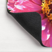 Tapis De Souris Elégante marguerite rose rose rétro (Coin)