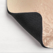 Tapis De Souris Élégante parties scintillant moderne rose en cuivr (Coin)